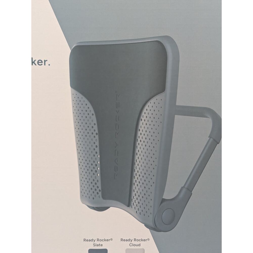 Ready Rocker Portable Rocking Device Lumbar Support Slate Gray New/Sealed - Picture 2 of 6